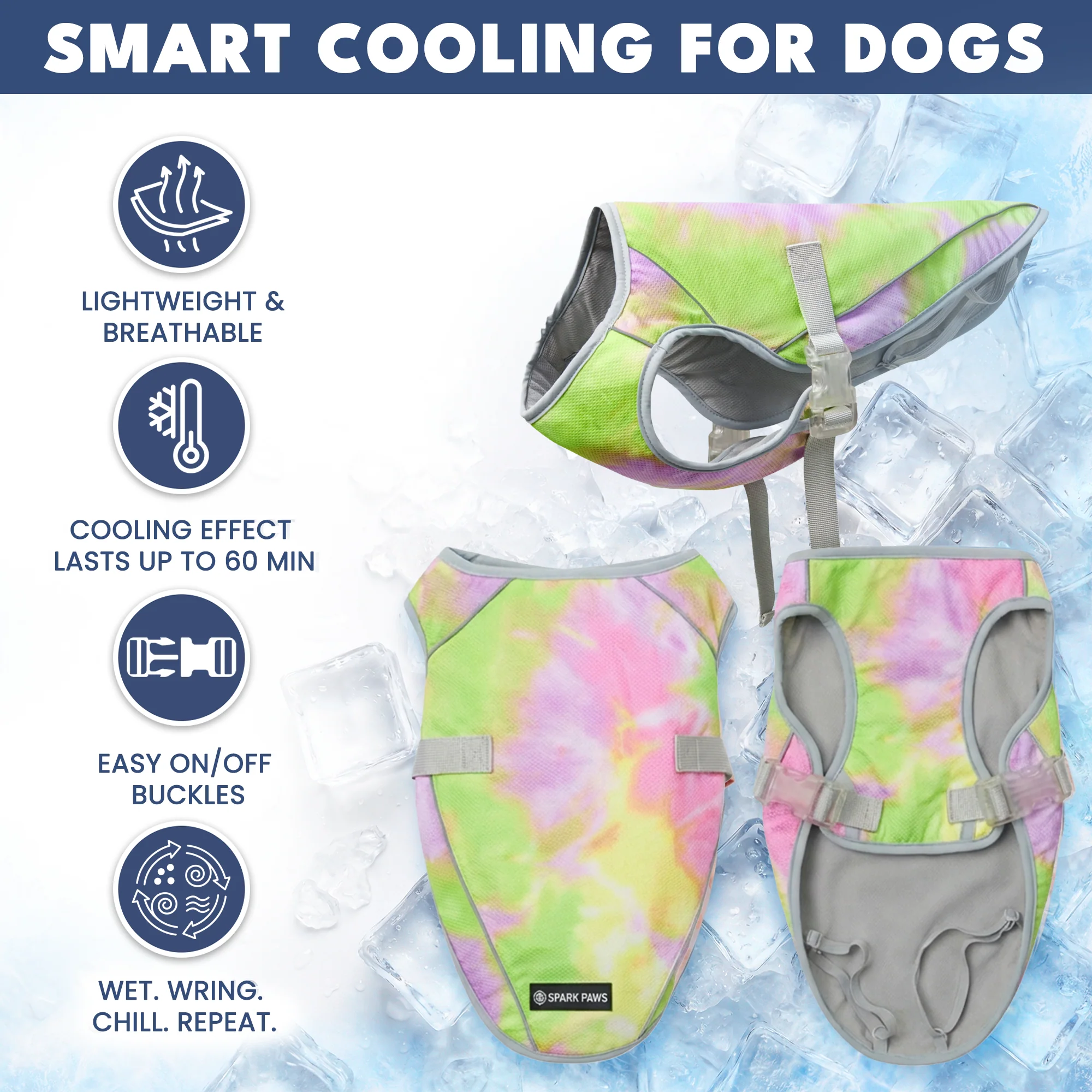 Gilet di raffreddamento per cani - Cono di neve - Image 7