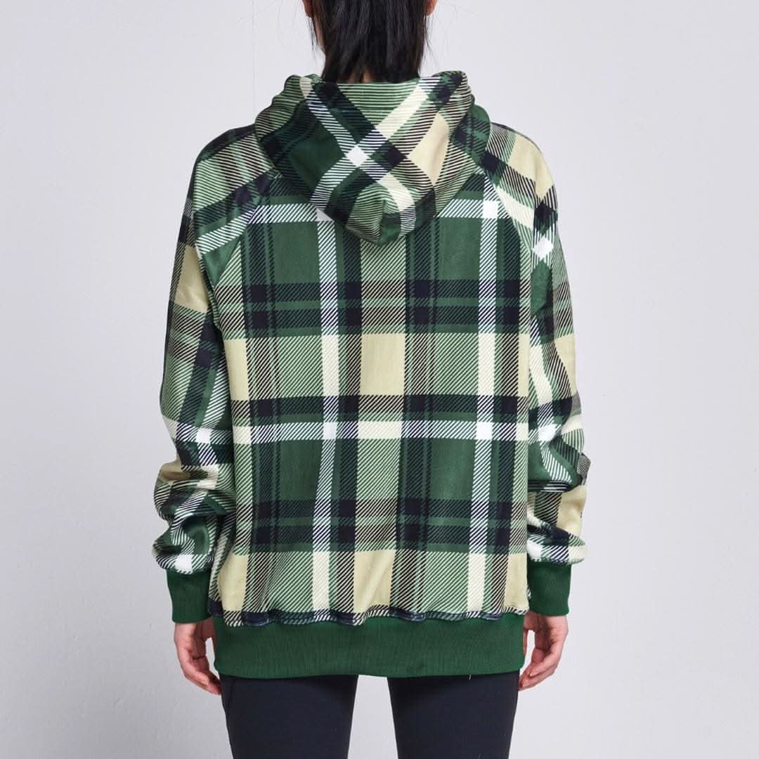 Maglione Plaid per Umani - Quadretti verdi - Image 3