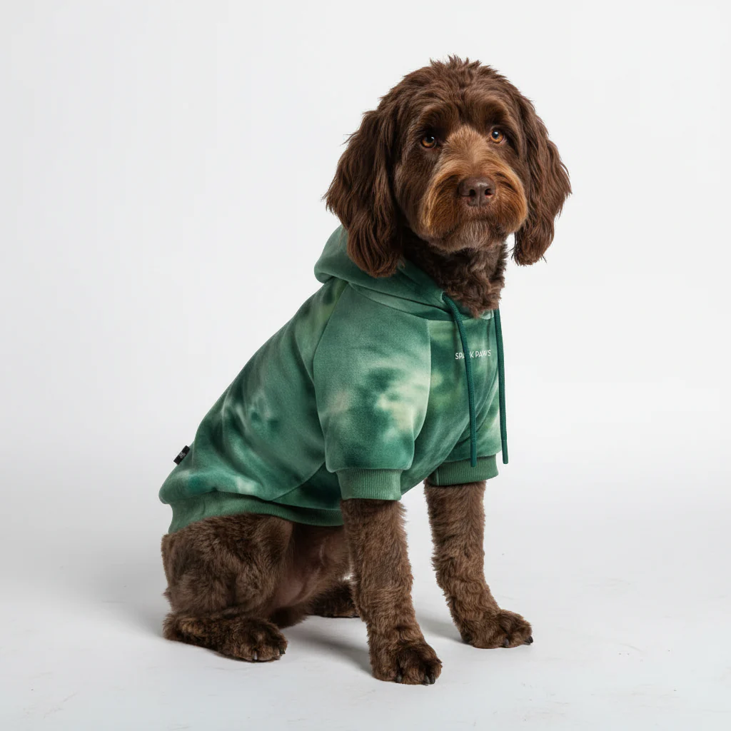 Maglione in Velluto per Cani - Verde Smeraldo - Image 6