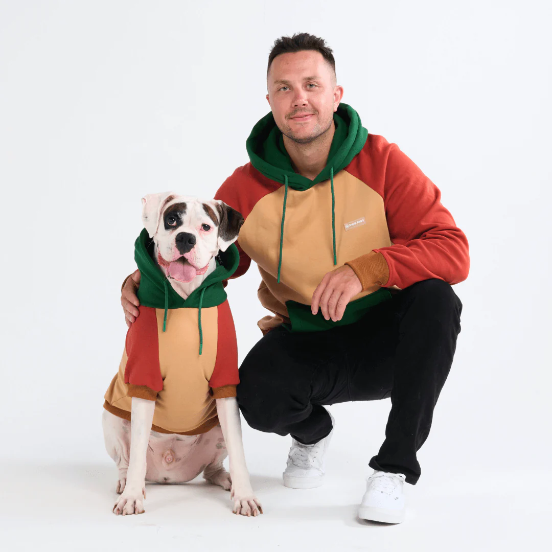 Felpa con cappuccio color block umana - Image 20