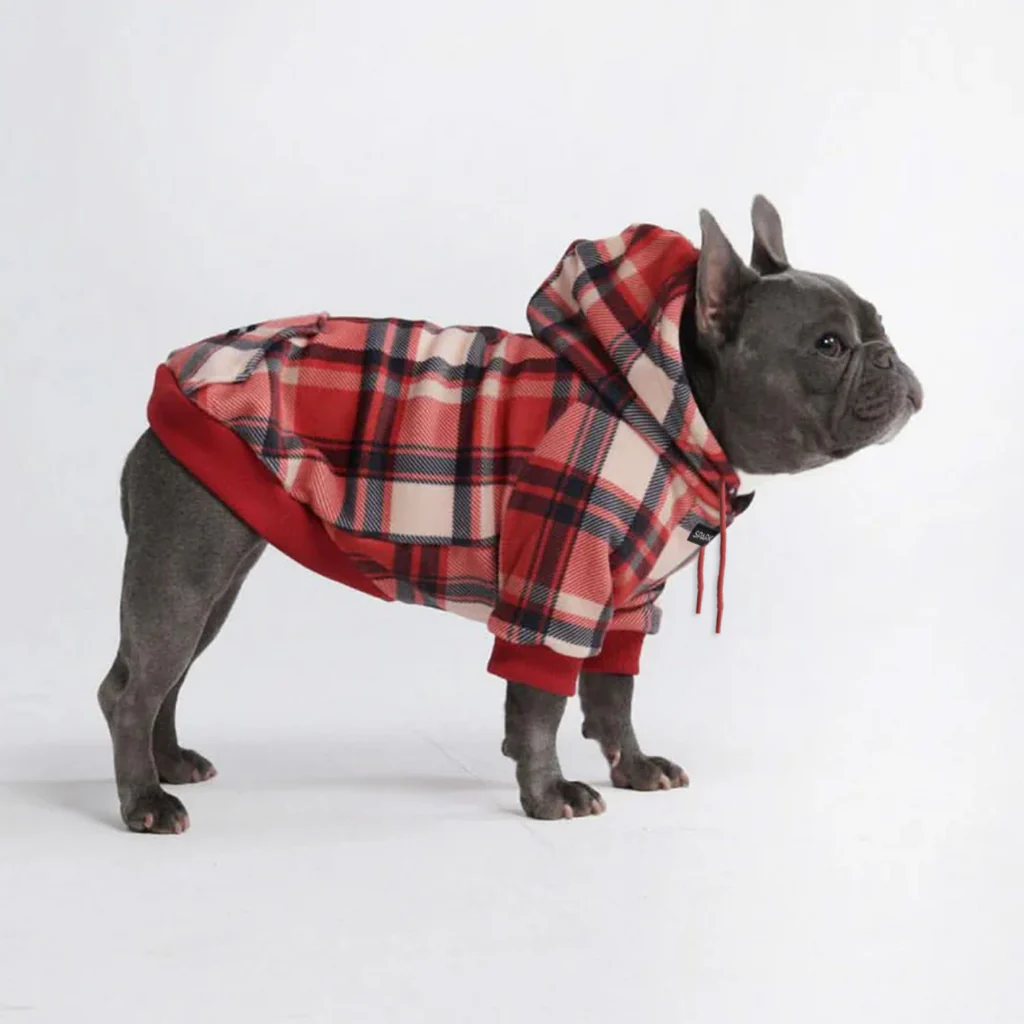 Maglione Plaid per Cani - Quadretti rossi - Image 3