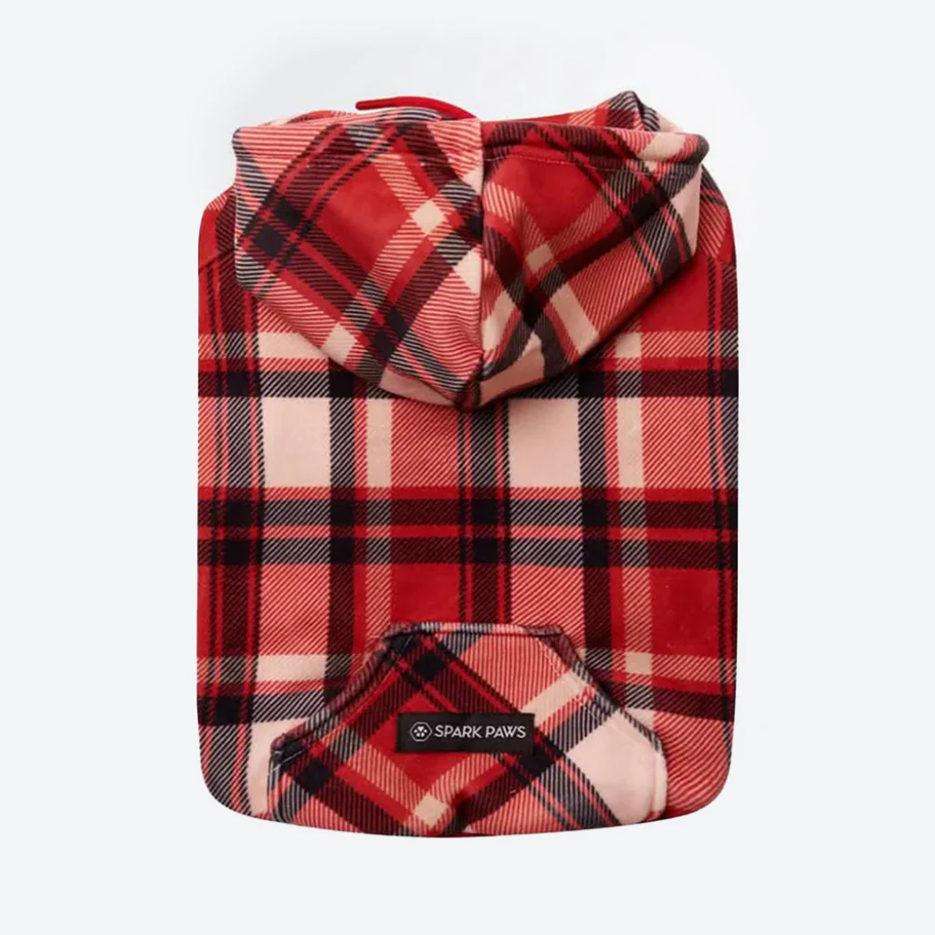 Maglione Plaid per Cani - Quadretti rossi - Image 4