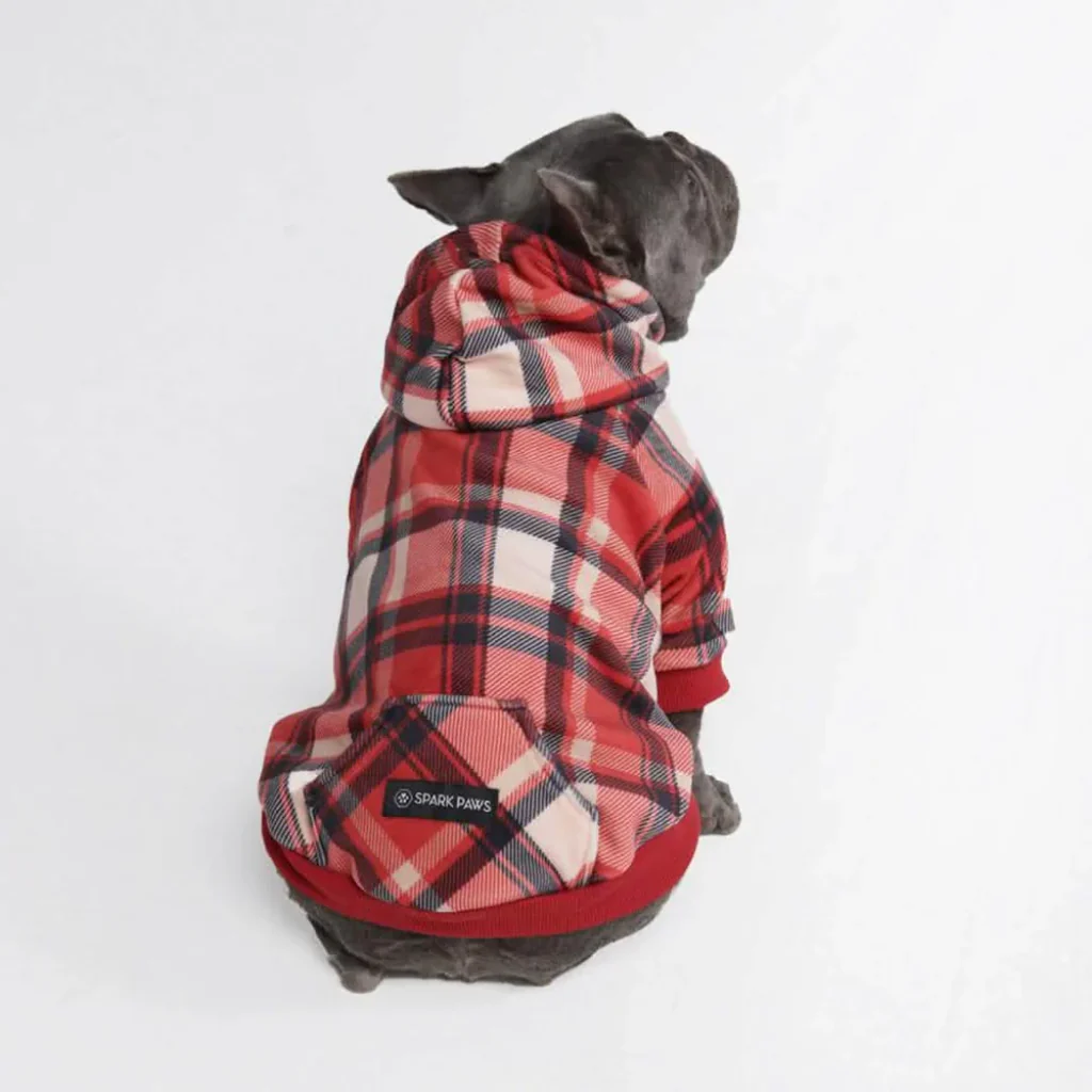 Maglione Plaid per Cani - Quadretti rossi - Image 9