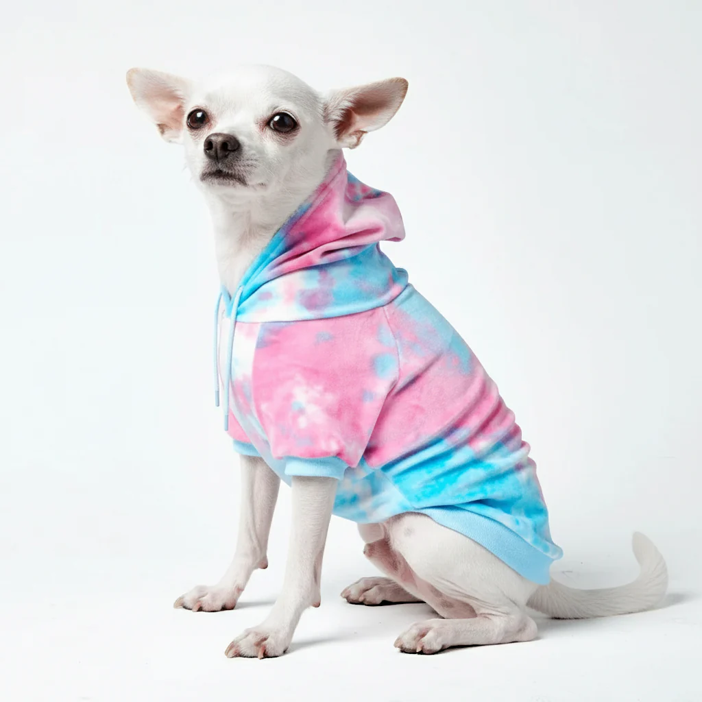 Felpe con cappuccio in velluto per cani - Image 27