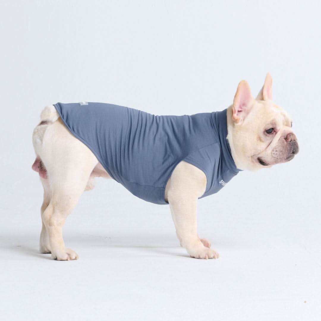 Maglietta per cani con protezione solare - Blu navy - Image 4
