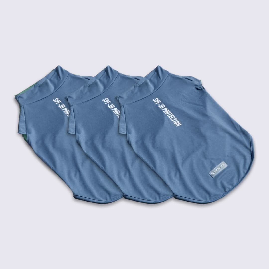 Maglietta per cani con protezione solare - Blu navy - Image 6