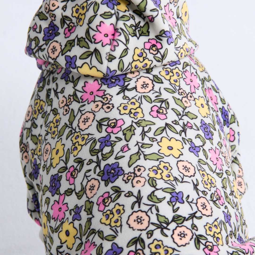 Felpa Vintage Flower per Umano - Grigio Chiaro - Image 3