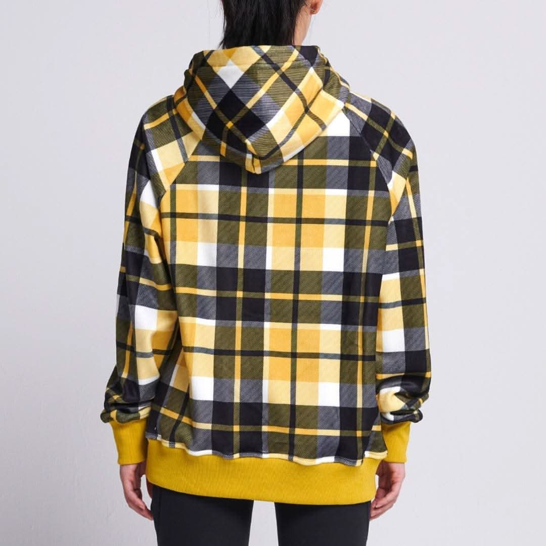 Maglione Plaid per Umani - Quadretti gialli - Image 3